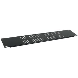 Slot Vented Rack Panel 2U With Flanges